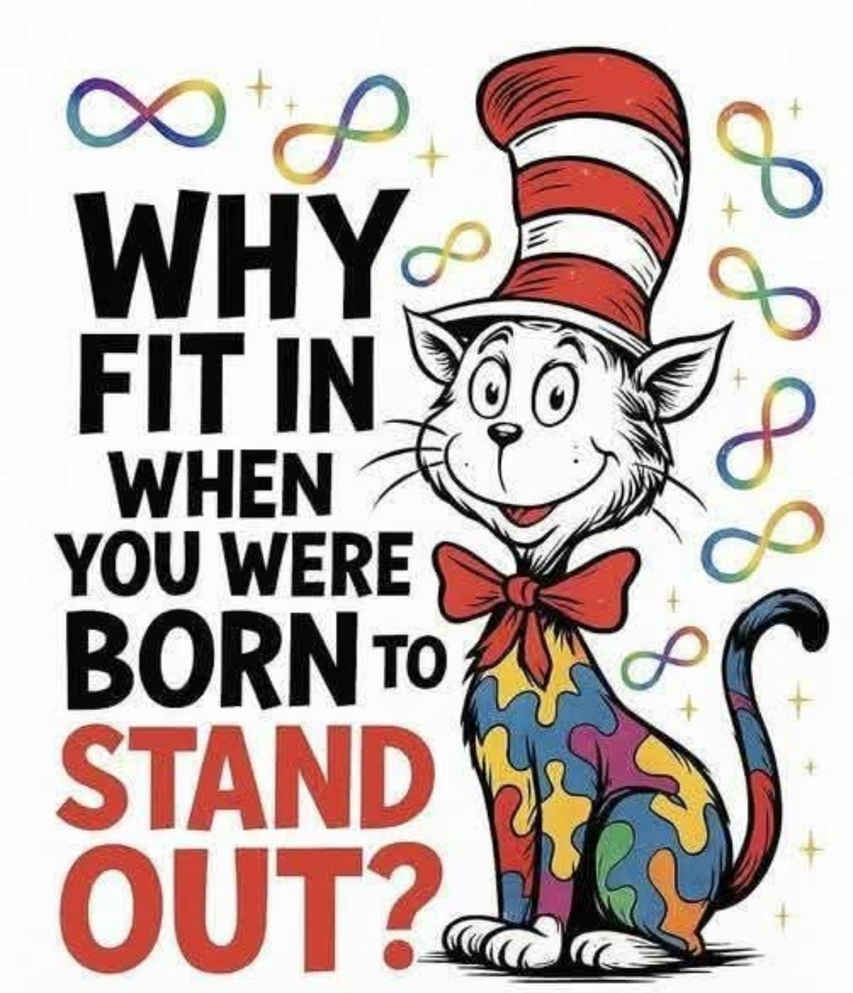 Why fit in!